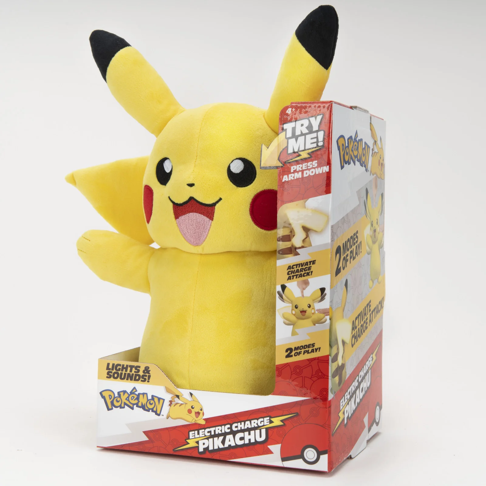 Pokemon Plush Electric Charge Pikachu - Image 3