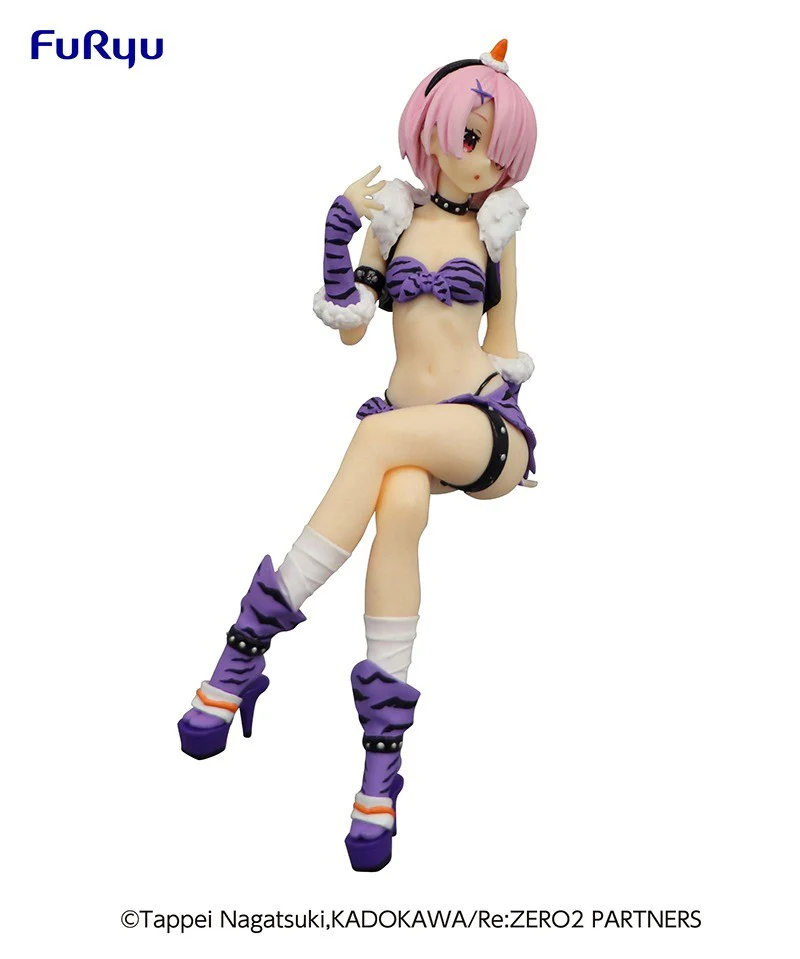 Re:Zero Starting Life in Another World: Ram [Demon costume Another Color ver.] - Noodle Stopper Figure (FuRyu) - Image 4