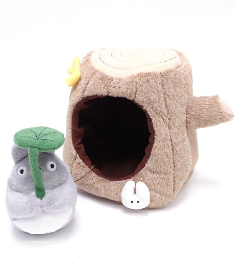 Studio Ghibli Plush: Totoro with Stump House (M) [Sun Arrow] - Image 3